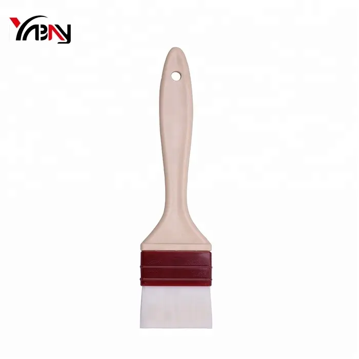 High quality kitchen wood kitchen pastry nylon cooking well-distributed fur brush