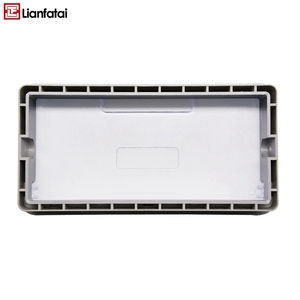 ABS Computer scrivania da ufficio cavo in plastica Grommet ferramenta accessori per mobili con tampone scatola di filo e filo di copertura - Product Image 4