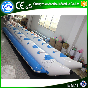 Vente en gros flotteur PVC double tubes gonflable bateau banane volant gonflable poisson volant - Product Image 4