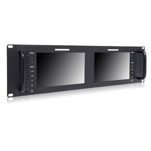 7 pulgadas IPS 3RU programa equipos de transmisión de doble alta resolución LCD de montaje en Rack Monitor - Product Image 2