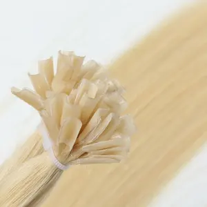 Nhà Máy Trực Tiếp Giá Rẻ 100% Trinh Nữ Ấn Độ Remy Lớp 10a + Nail/U Tip Human Hair Dreadlock Extension