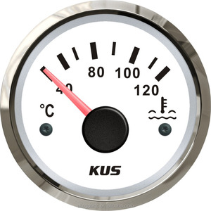 <span class=keywords><strong>Kus</strong></span> 52 ملليمتر (2 ") حرارة water temp <span class=keywords><strong>gauge</strong></span> متر المؤشر 40-120 9-32 فولت لسيارة قارب - Product Image 2
