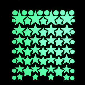 <span class=keywords><strong>Adesivi</strong></span> Luminosi Autoadesivi per Decorazione Camera dei Bambini, Lettere, Numeri, Stelle e Luna che Brillano al Buio - Product Image 5
