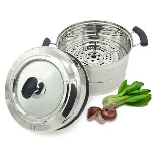 Kitchen Stainless Steel Couscous Pot/Couscoussier/Metal Steamer Pot