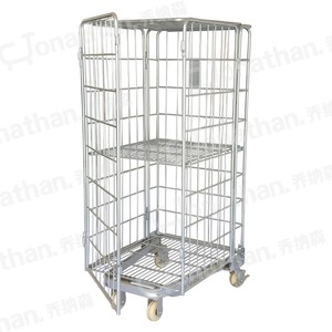 Roll ContainerC-3 Opvouwbare Mesh Pack En Rolkooi <span class=keywords><strong>Trolley</strong></span> - Product Image 1