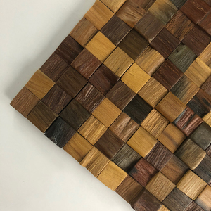 Retro phong cách gỗ Tuyết Tùng tường khảm gạch - Product Image 2