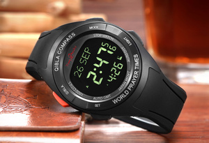 Reloj digital inteligente islámico, pulsera deportiva con alarma de doble color, para oración musulmana, azan, hecha en china - Product Image 5