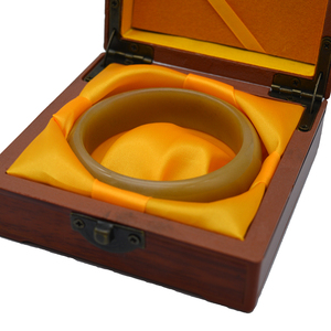 <strong>Yellow</strong> <strong>Jade</strong> Bangle Bracelet Natural <strong>Stone</strong> for Women Healing Protection Good Luck Natural Gemstone Fengshui Jewelry - Product Image 6