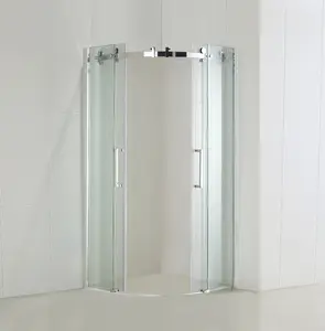 ENTOP הזזה זכוכית דלת מארז מסך אמבטיה מקלחת חדרי מקלחת דלת