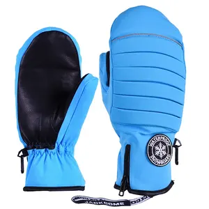 JACKCOME Gants <span class=keywords><strong>de</strong></span> <span class=keywords><strong>sport</strong></span> chauds d'hiver Gants d'hiver imperméables Gants <span class=keywords><strong>de</strong></span> ski en cuir <span class=keywords><strong>de</strong></span> chèvre Gants <span class=keywords><strong>de</strong></span> snowboard coupe-vent - Product Image 1
