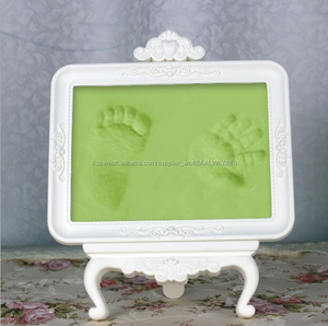 Venta caliente foot hand print bebé marco de la foto del bebé impresión <span class=keywords><strong>juego</strong></span> de adorno - Product Image 2