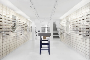 Étagères de présentation pour magasins de lunettes de soleil modernes avec éclairage LED, luxe, montage facile pour les magasins de détail - Product Image 5