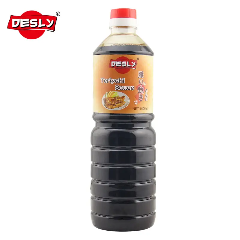 Molho teriyaki de 200 ml, molho autêntico para tempero de cozinha