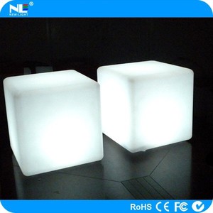 Cubo LED para Exteriores/ Cubo Luminoso LED/ Muebles de Plástico LED para Decoración de Bares y Discotecas - Product Image 6