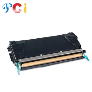 Cartucho de tóner Compatible con PCI, Compatible con Lexmark C746, C748, X746, X748, C746H2KG, C746H2CG, C746H2MG, C746H2YG