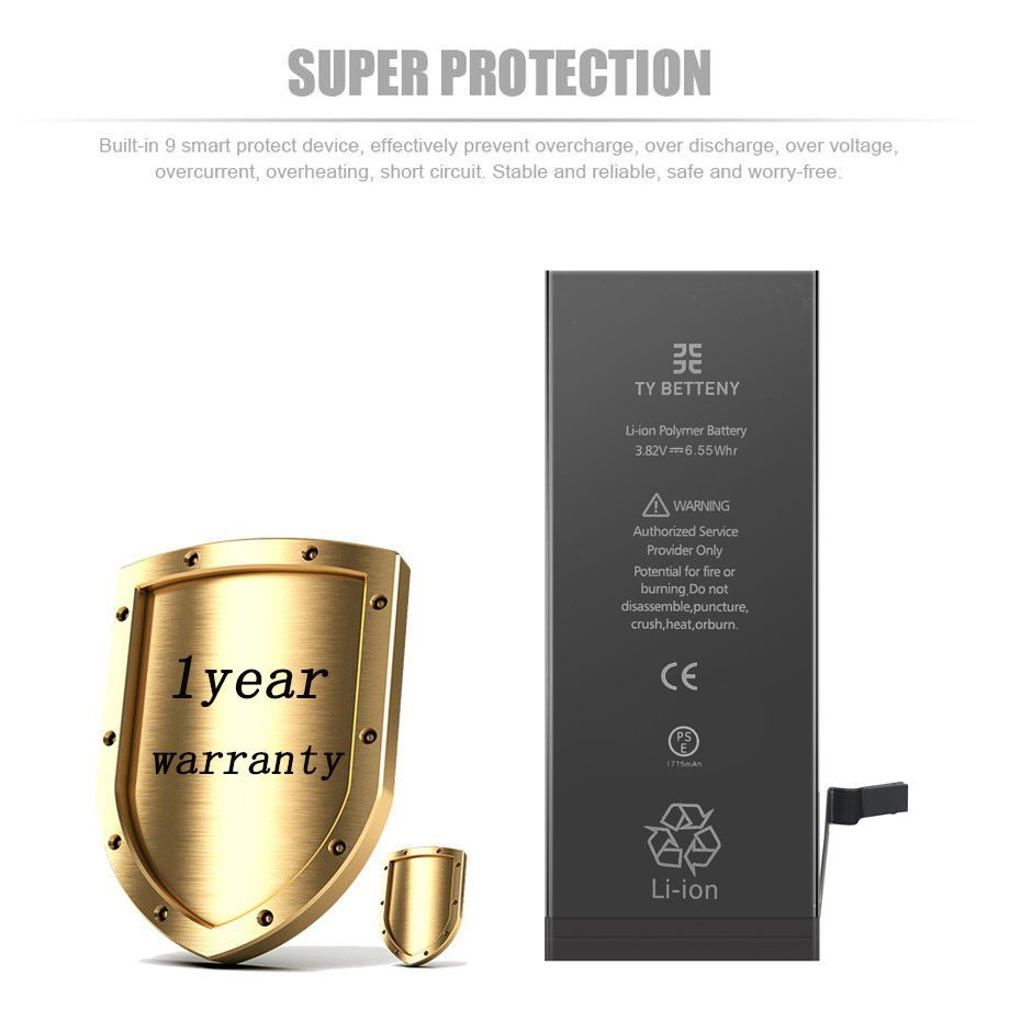 Лидер продаж, высококачественный литий-ионный полимерный аккумулятор IPH6SJQB для iphone 6S, оригинальный аккумулятор