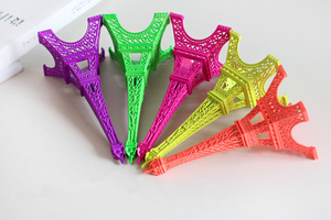 Modellino della Torre Eiffel in Metallo da 25cm, Decorazione Colorata per Vetrine e Casa, Tecnica Placcata con Stampa Offset - Product Image 6