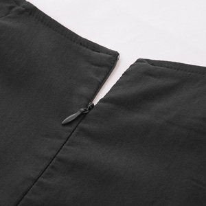 BP000586 <span class=keywords><strong>Belle</strong></span> <span class=keywords><strong>Poque</strong></span>-vestido Retro acampanado de manga corta y cuello en V para mujer, Color negro Vintage - Product Image 4