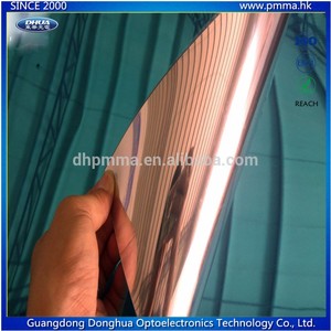 Polycarbonate Sheet Silver Plastic Sheet Flexible Plastic Silver Mirror Film On Roll Polycarbonate Mirror Sheet
