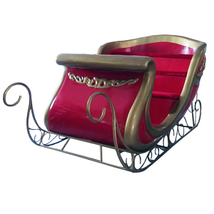 Grande Décoration de Noël Extérieure en Fibre de Verre, Traîneau et <span class=keywords><strong>Rennes</strong></span> Géants, Vente <span class=keywords><strong>Directe</strong></span> Usine, Durable, Imperméable, 300 cm, pour les Fêtes - Product Image 5