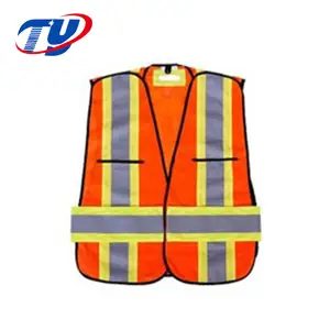 Huỳnh quang Vải Có Thể Điều Chỉnh An Toàn Có Thể Nhìn Thấy Phản Quang Phản Chiếu Vest