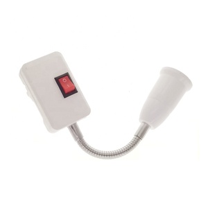 Soporte de Bombilla de Lámpara de Luz E27, Adaptador de Interruptor Convertidor de Extensión Flexible, Enchufe Europeo/Estadounidense, Cabezal de Lámpara Universal - Product Image 2
