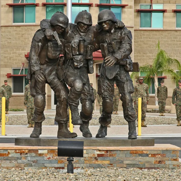 Bronze 4เท้าทหารกองทัพขนาด Stormtrooper รูปปั้น