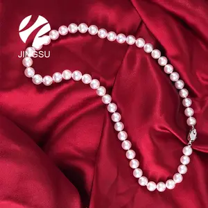 Chinesische meerwasser akoya16/18/20 zoll halsband perle halskette in doppel/dreifach