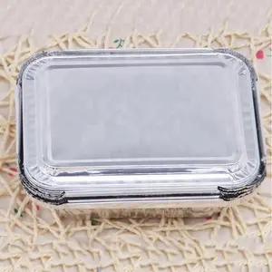 Tek kullanımlık alüminyum folyo öğle yemeği kutusu türkiye tepsi gıda ambalajı için