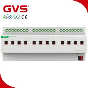 أحدث GVS K-Bus KNX/EIB نظام أتمتة المنزل الذكي KNX تبديل المحرك 4 8 12 24 أضعاف قنوات 6A 10A 16A 20A المنزل الذكي