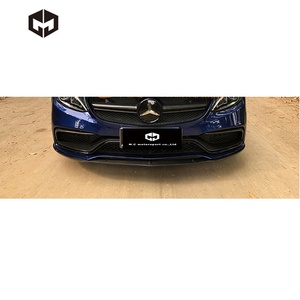 Ailettes pour pare-choc avant en Fiber de carbone, accessoire de voiture, Mercedes benz classe <span class=keywords><strong>C</strong></span> W205 C63 AMG coupé Sedan - Product Image 2
