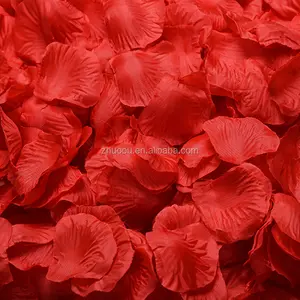 Zero Factory Großhandel bunte künstliche Rose Blütenblatt für Hochzeits dekoration