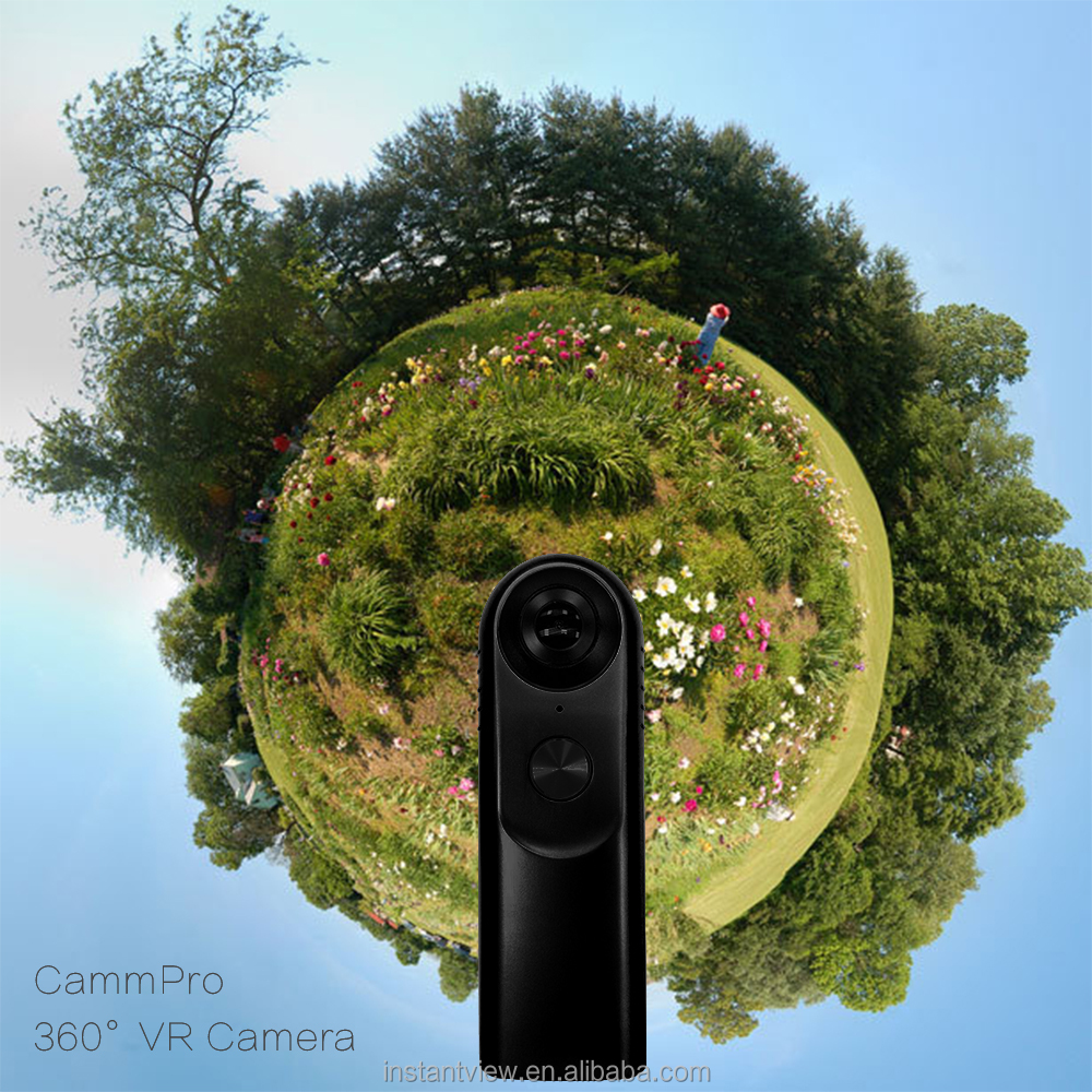 Мини 360 видео камеры H.264 Спорт CAM 360 градусов Пано камера с 5 ГГц Wi-Fi