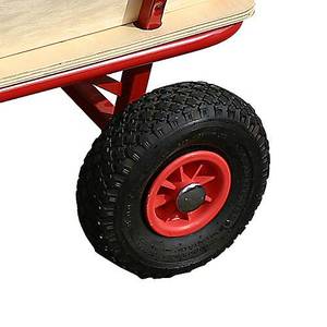 Chariot pliable en bois massif, chariot de jardin pour enfants TC4201, prix d'usine - Product Image 4