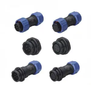 Industrial ip67 Plastic connector 2 3 4 5 6 7 9 pin SY1710 SY1711 SY1712 weipu power bayonet 2 pin connector