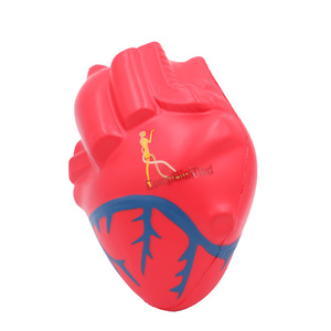 Pelotas Antiestrés de Espuma Médica con Forma de Corazón Anatómico sin Venas, Pelota Antiestrés de PU para Promoción - Product Image 3