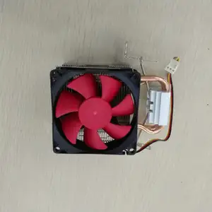 Ventiladores de refrigeración de CPU de aluminio personalizados de fábrica, Enfriador de CPU de tubo de calor de cobre para serie LGA 775