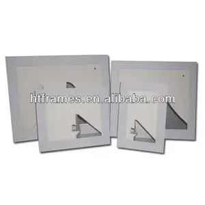 100 Pieces Standing Paper Photo Frame with Easel Stand Cardboard