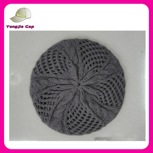 venta al por mayor 2014 personalizado sombrero <span class=keywords><strong>de</strong></span> punto <span class=keywords><strong>de</strong></span> <span class=keywords><strong>ganchillo</strong></span> sombreros <span class=keywords><strong>de</strong></span> la boina <span class=keywords><strong>para</strong></span> las <span class=keywords><strong>niñas</strong></span> - Product Image 1