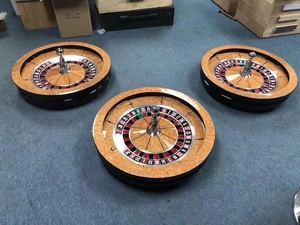 Ruedas de madera maciza para <span class=keywords><strong>ruleta</strong></span> Baccarat Texas Poker Blackjack de 32 pulgadas al por mayor - Product Image 5