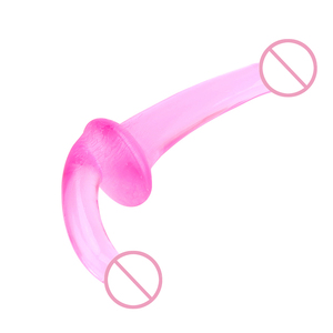 Doble penetración silicón adulto juguetes sexuales lesbianas realista masturbador pene consolador Doble - Product Image 5