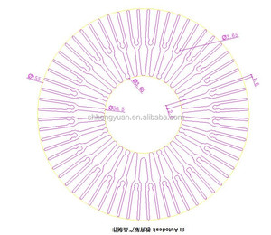 OEM Anodized ekstrusi <span class=keywords><strong>aluminium</strong></span> lampu LED penyerap panas disesuaikan perawatan permukaan - Product Image 3