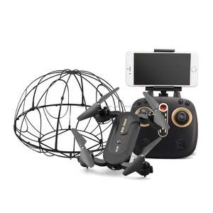 S166HW 2.4 Ghz 6-Axis 2 DANS 1 Tumbler et pliable WIFI RC HD Caméra Chine Shenzhen Drone Avec Anti-écraser Balle cadre - Product Image 3