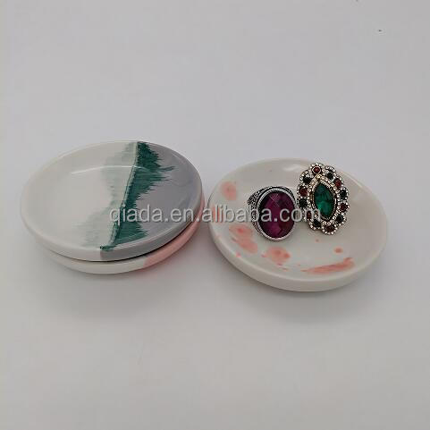 Керамические фарфоровые украшения, отражающие ландшафты, круглые тарелки под заказ, блюда