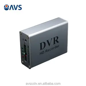 SD kart yuvası kaydı ile gümüş renk 1 kanal Mini mobil DVR