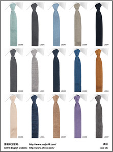 Corbatas de punto de venta locas de diseño personalizado calidad 100% tipos de seda corbata de cuello de punto para hombres - Product Image 6