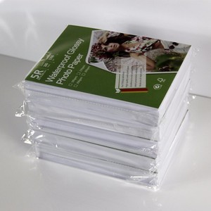 230gsm <span class=keywords><strong>papel</strong></span> fotográfico brillante impermeable <span class=keywords><strong>A4</strong></span> para la impresora de inyección de tinta tinta del tinte - Product Image 3