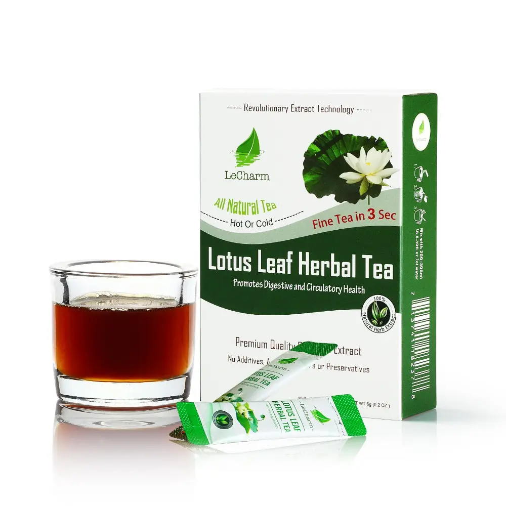 Teh Daun Lotus Herbal China Harum Alami