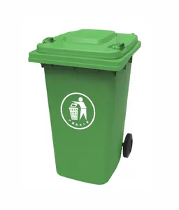 ゴミ箱360Lゴミ箱ゴミ箱EN840証明書プラスチック製ゴミ箱販売用ゴムホイール誘導タイプ