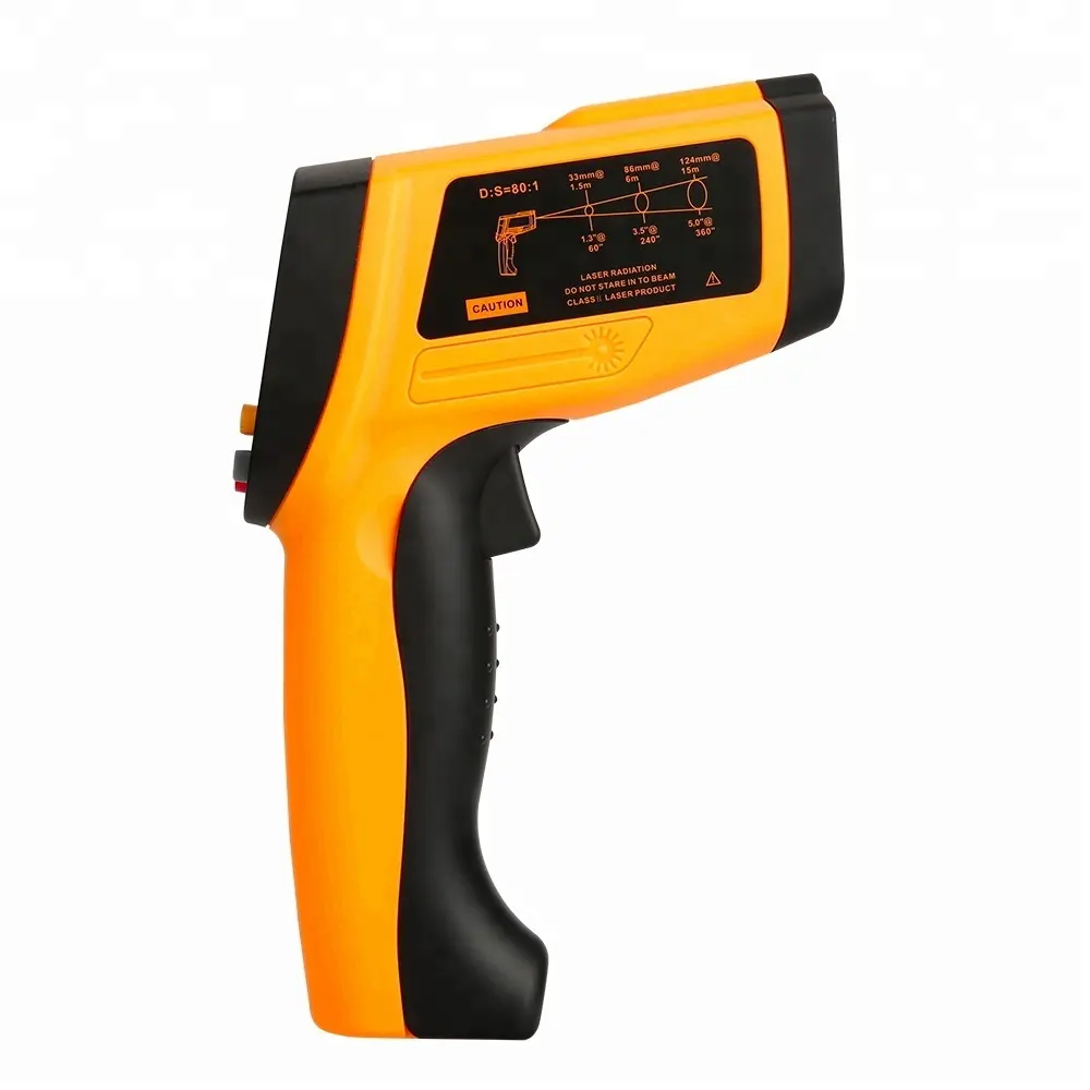 High Temperature 2000 Degree Digital Wholesale Infrared Touchless Laser IR Thermometer for industry